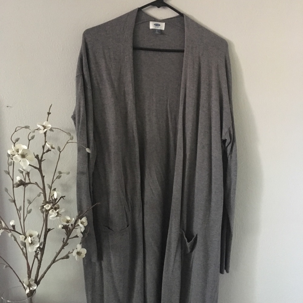 Old Navy • Long cardigan sweater • Gray